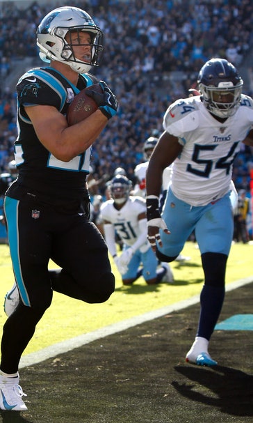 McCaffrey hears 'MVP' chants after Panthers' 30-20 win
